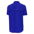 thumbnail image 3 of Men's Antigua Royal Tulsa Golden Hurricane Activate Woven Short Sleeve Button-Up Shirt, 3 of 3