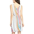 thumbnail image 2 of Rachel Roy Womens Striped Wrap Dress, Multicoloured, Small, 2 of 2