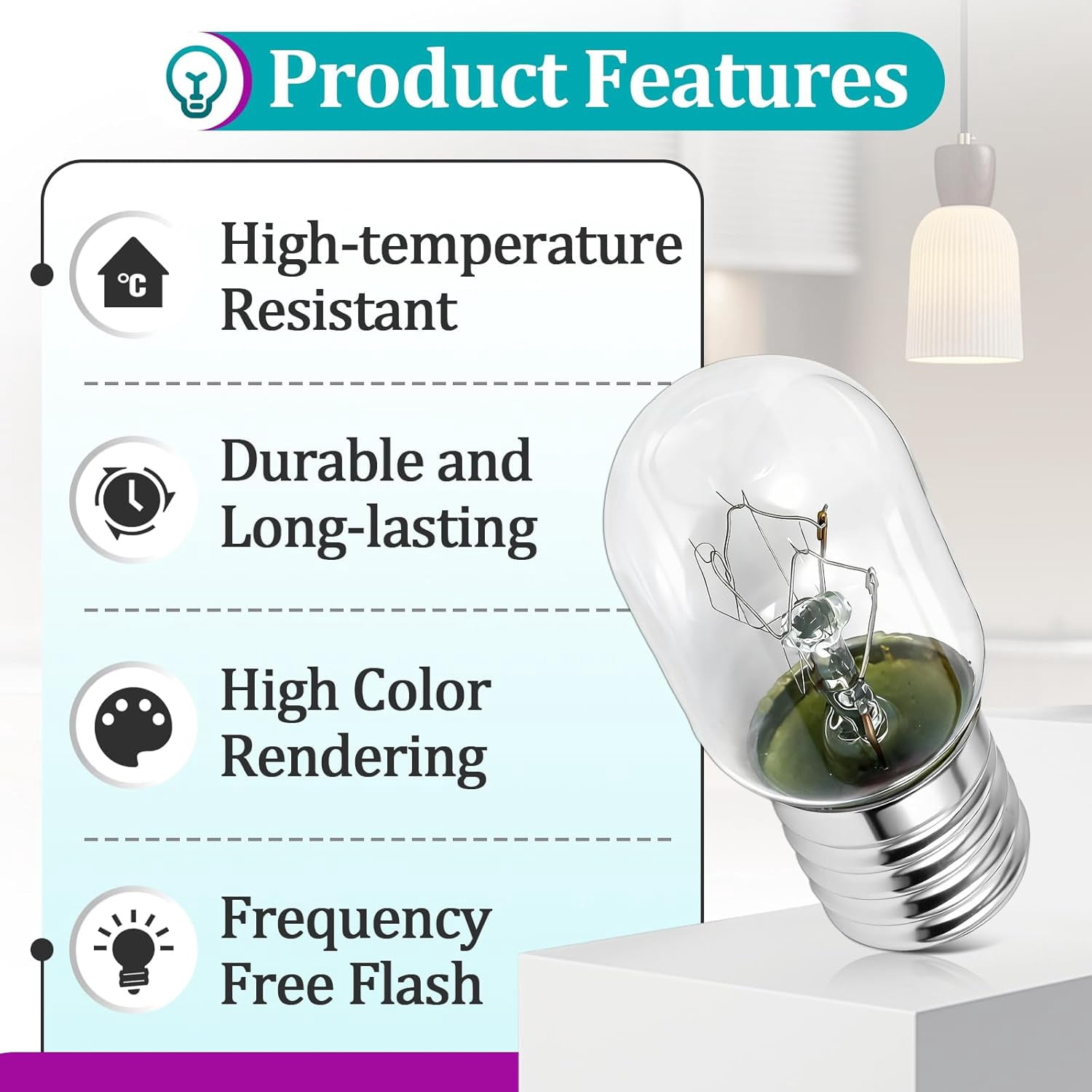 12 Pcs 5015-6 Light Bulbs Replacement for Lava Lamp Bulb 5015-6 15 Watt, E17 Base T7 120V Appliance Bulb for 11.5" Lava Lamps and Glitter Lamps, Incandescent Lamp