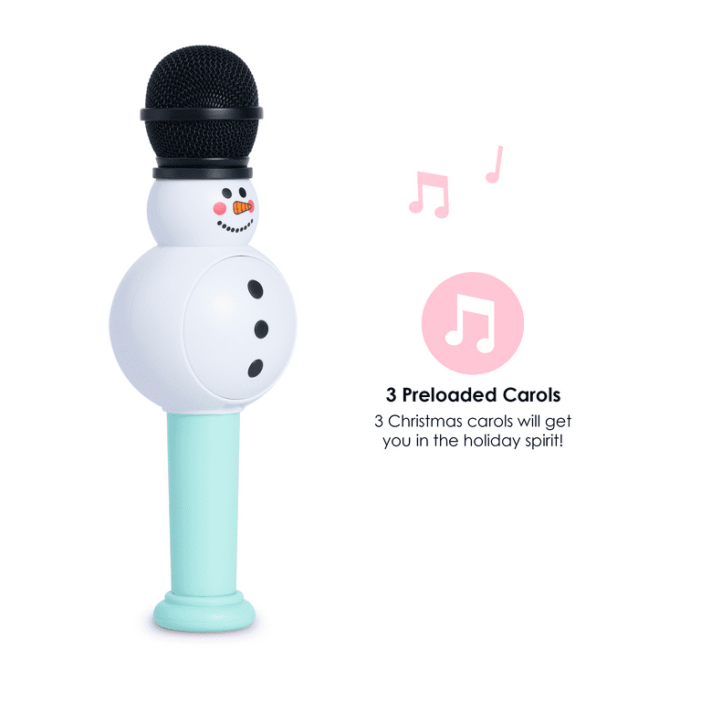 Christmas Bluetooth Karaoke Microphone Rudolph Frosty Sing Along Voice  Changer