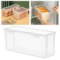 thumbnail image 1 of Cajas de plástico Caja de almacenamiento múltiple Pan Contenedor irrompible Soporte para mantener 30x105x13cm Macarena Contenedor de pan, 1 of 8