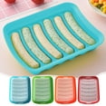 thumbnail image 7 of 1 Pack Silicone Sausage Mold, 6-cavity - Homemade Hamburger Hot Dog Ice Loaf Candy Jelly Chocolate Tray Mold, DIY Children's Hot dog Egg Sausage Baking Mold with Lid, 7 of 7