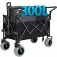 thumbnail image 2 of Garden Carts with Multi-Functional Push-Pull Folding Design, Rotating Handle & 9x4 Beach Tires, 2 of 27