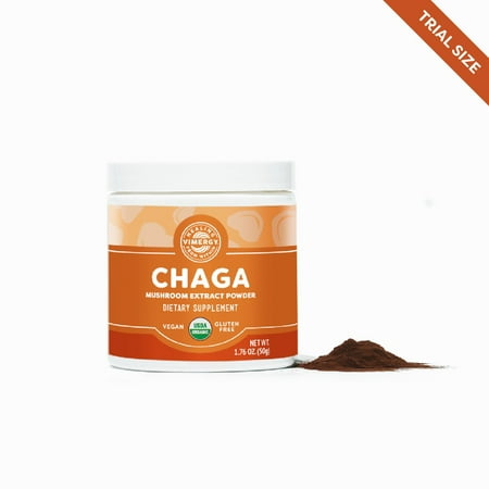 Vimergy USDA Organic Wild Chaga Mushroom Extract Powder  33 Servings