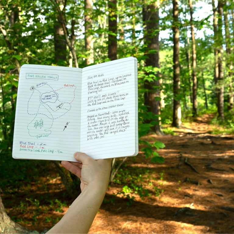 Elan Publishing Indestructible Field Notebook 3-Pack - 5x8 Inch Waterproof Lined Journals