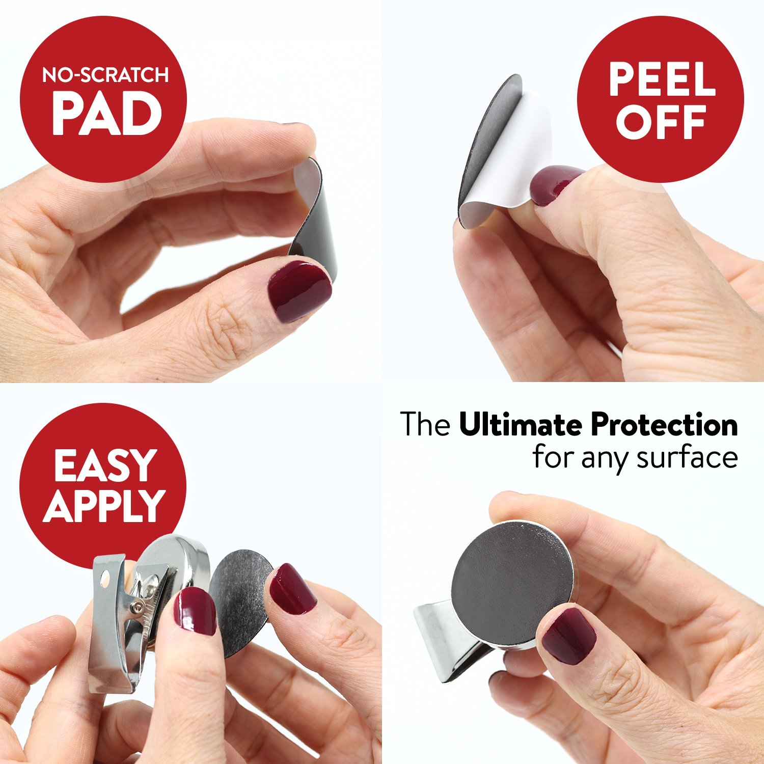 FORCE 10 Powerful Stainless Steel Bulldog Clips, Heavy