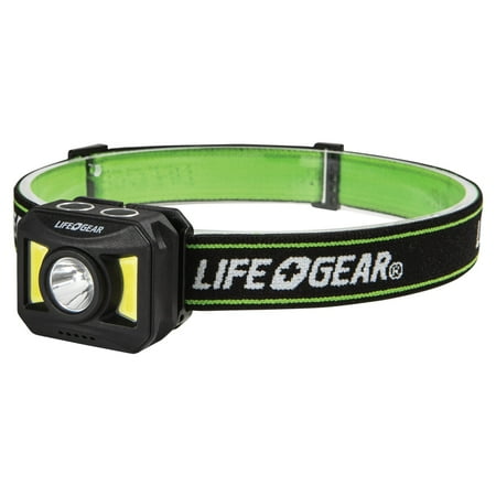 Life Gear Adventure Rechargeable 300 Lumens LED Headlamp