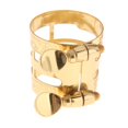 thumbnail image 1 of profesion ALTO SAXOFONO Boquilla ligera Robusto Boquifia Flexibilidad Alto E Piso Saxofón Clip - Oro lacado Gloria Ligadura de la boquilla, 1 of 5