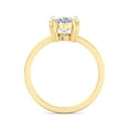 thumbnail image 3 of Monaco - Moissanite Elongated Cushion Cut Solitaire Lab Diamond Engagement Ring, 3 of 4