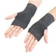 thumbnail image 2 of Guantes de mujer de color sólido, cálidos, de medio dedo, para hombre y mujer, sin dedos, de poliéster, 2 of 4
