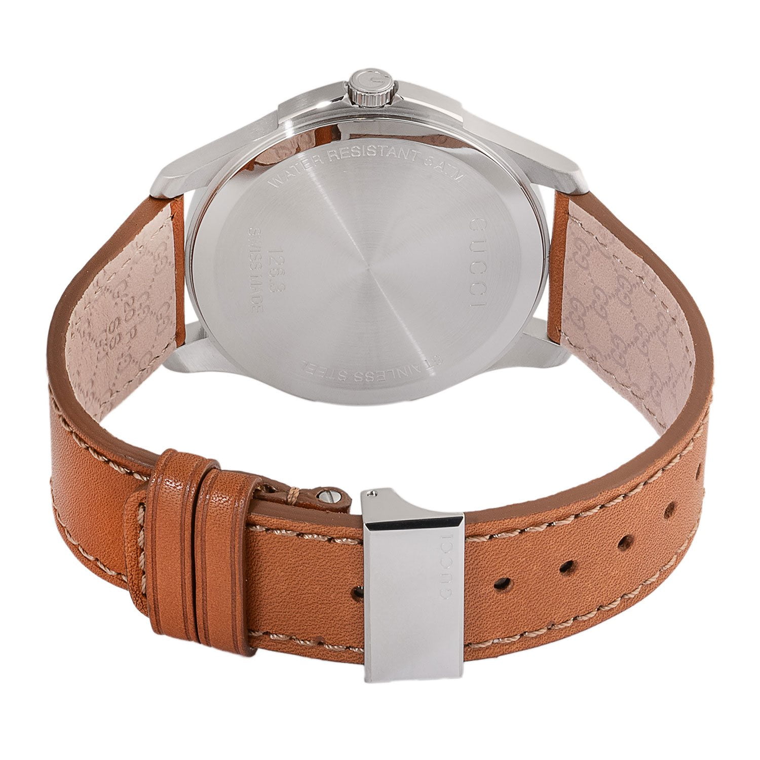 Gucci G-Timeless Quartz Analog Leather Watch, 40mm