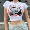 thumbnail image 3 of YCNYCHCHY Y2K Aesthetic Kawaii Baby Tees Women Summer Casual Short Sleeve Crop Top Korean Fashion Harajuku Print Skinny T-shirt Streetwear, 3 of 6