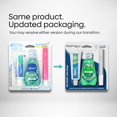 thumbnail image 2 of Oral Care 3-Piece Travel Size Set w/Mouthwash, Toothpaste, & Folding Toothbrush (Pack of 6), TSA Approved, 2 of 4