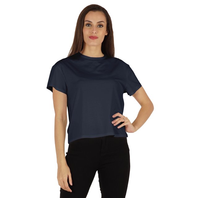 Inkmeso T-Shirt à Manches Courtes pour Femmes Épaules Tombantes Col Rond T-Shirts d'Été Décontractés