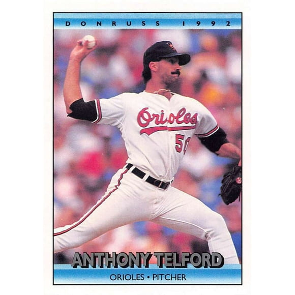 1992 Donruss Baseball 623 Anthony Telford Baltimore Orioles