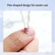 thumbnail image 4 of Pisexur Belleza Maquillaje Lápiz de aceite para cutículas con punta de cerámica: 2 en 1, removedor de cutículas y fortalecedor de uñas para uñas dañadas. Lápiz hidratante rpara mujeres y hombres, 4 of 9