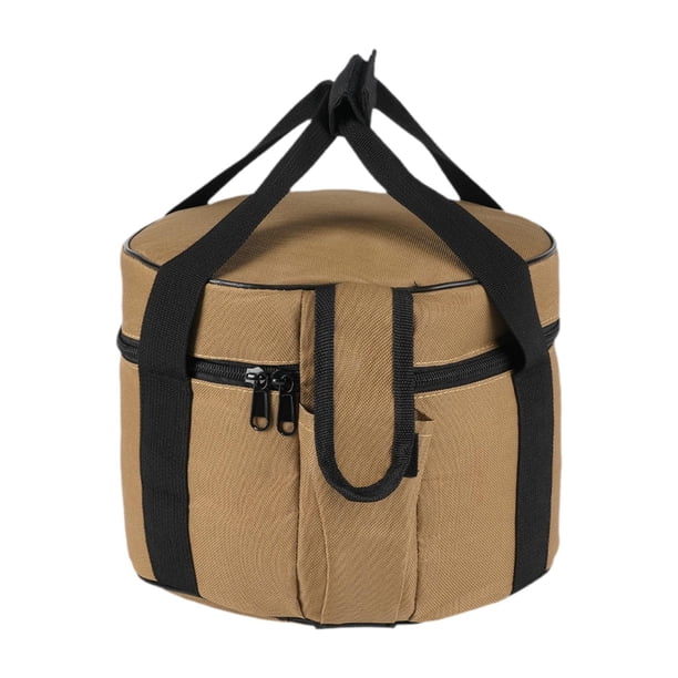 Bolsa organizadora de utensilios de cocina para exteriores, portátil y multifuncional. Caqui M