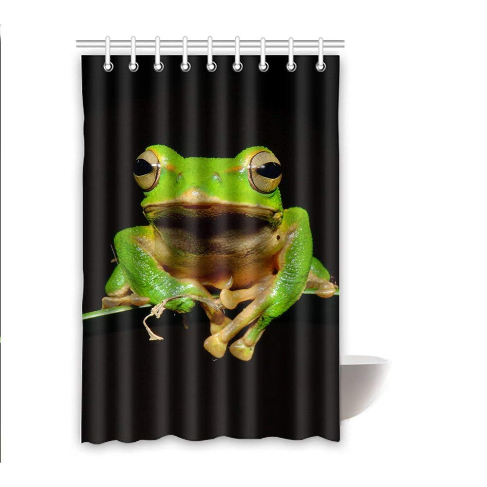 BPBOP Bensor Frog Waterproof Polyester Bathroom Shower Curtain 48x72