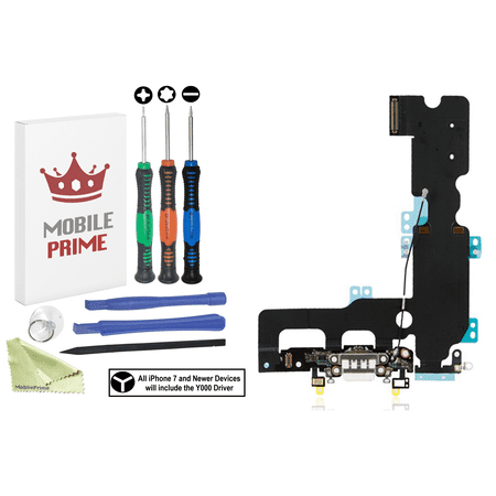 MobilePrime White Charging Charger Port Complete Professional Repair Kit Compatible with Tools for i-Phone 7 Plus A1661 A1784 A1785 MobilePrime White Charging Charger Port Complete Professional Repair Kit Compatible with Tools for i-Phone 7 Plus A1661 A1784 A1785