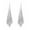 Silver, variant on Wentin Reduced Earrings Women Earrings Metal Mesh Lattice Sequins Tassel Long Drop Dangle Earrings