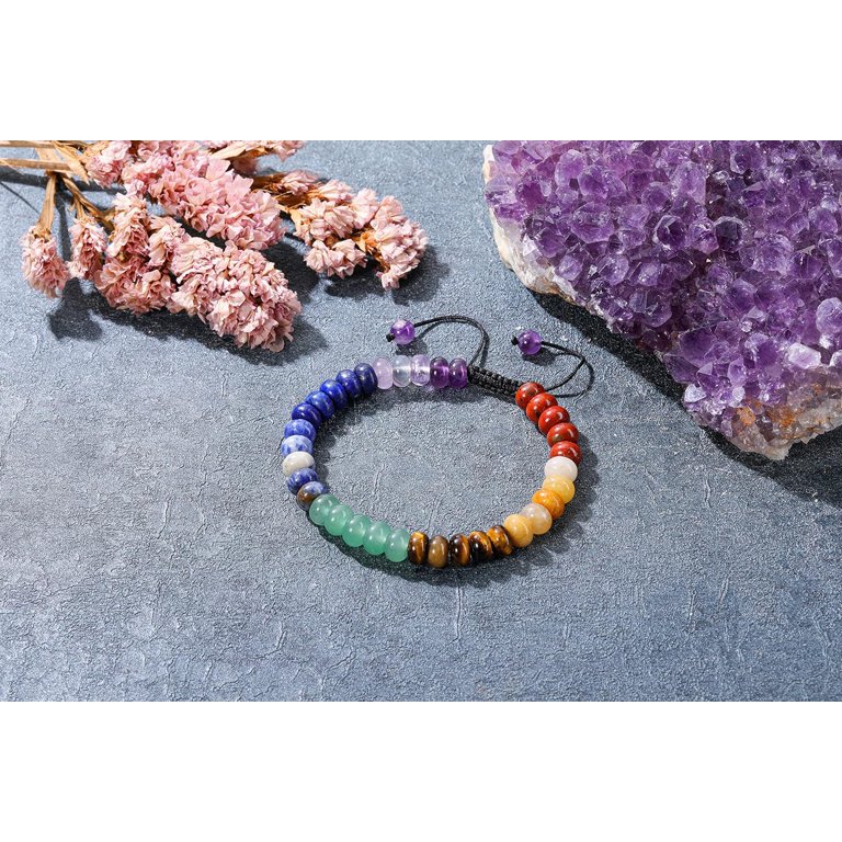 Natural Tourmaline Bead Bracelet - 8mm Healing Stone Bracelet For Stress Relief & Relaxation