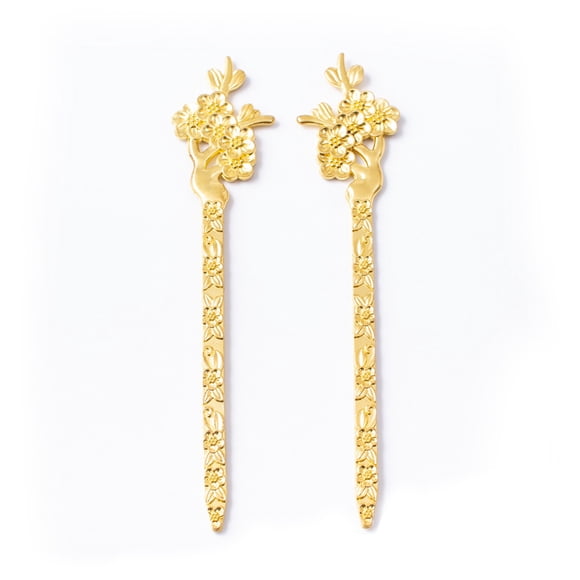 Sonducket Horquilla de aleación para escultura, accesorios para hacer joyas, herramientas de estilismo, Clip para libro de manualidades DIY para lectores Accesorio para el cabello Oro Sonducket AP009885-03B