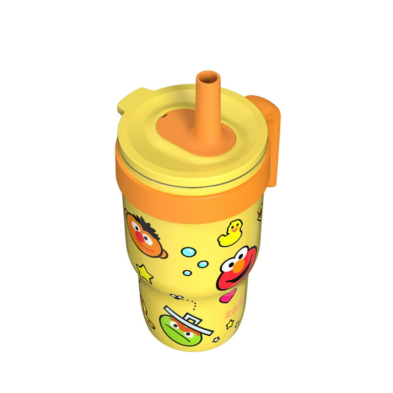Zak Designs 10oz Sesame Street Kids Handle Tumbler, Stainless