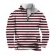 thumbnail image 2 of Sudadera sin capucha para hombre, informal, a la moda, con cuello alto, estampado, cremallera, jersey de manga larga, blusa de poliéster para hombre, 2 of 5