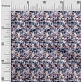 thumbnail image 2 of oneOone Rayon Blue Fabric Abstracts Fabric For Sewing Printed Craft Fabric By The Yard 56 Inch Wide, 2 of 5