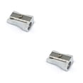thumbnail image 1 of Inteprter Metal Mini Pencil Sharpeners Single School Bulk Office Learning Drawing Tools Sharpening Manual Pencils Plata 2Conjunto, 1 of 6