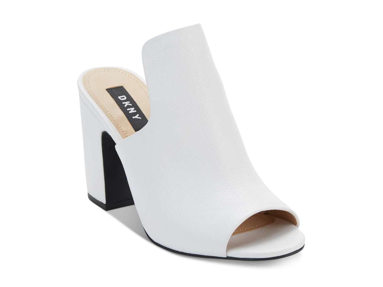dkny hester suede mule