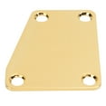thumbnail image 3 of Bass Neck Plate, Electric Guitar Neckplate Standard Design Metal Easy Installation With 4pcs Screw For Replacement Gold, 3 of 8