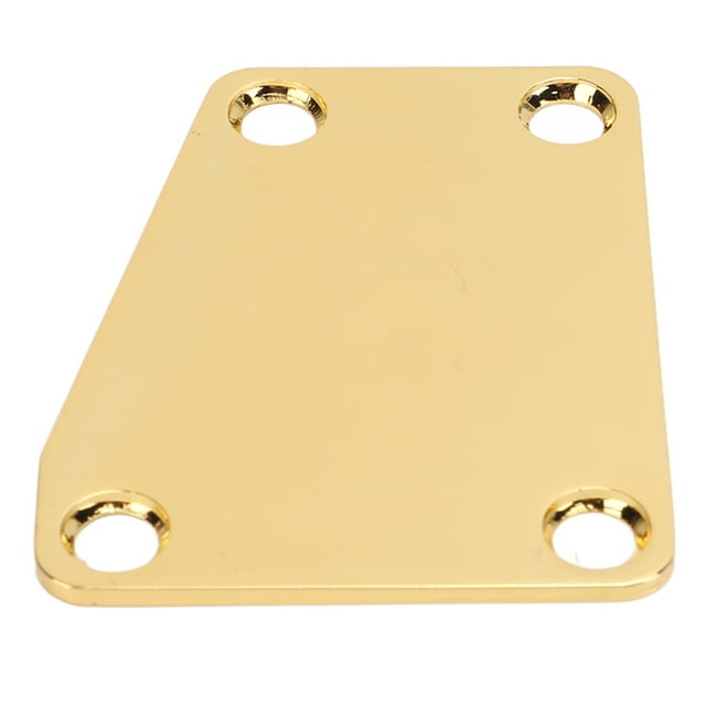 Plaque de Manche Basse, Large Application Guitare Électrique Encolure Facile Installation pour Remplacement Or