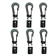 thumbnail image 5 of 4mm Shock Bungee Cord Karabiner Hook Elastic Cord Rope End Straight Bendy Shock Cord for Marine Kayak Canoe Boat Rafting, 5 of 5