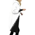 thumbnail image 5 of Womens Long Length Hoodies Fashion Colorblock Hooded Sweatshirts Zip Up Long Sleeve Cardigan Pockets Drawstring Coat Oversize Warmth Jackets, 5 of 5