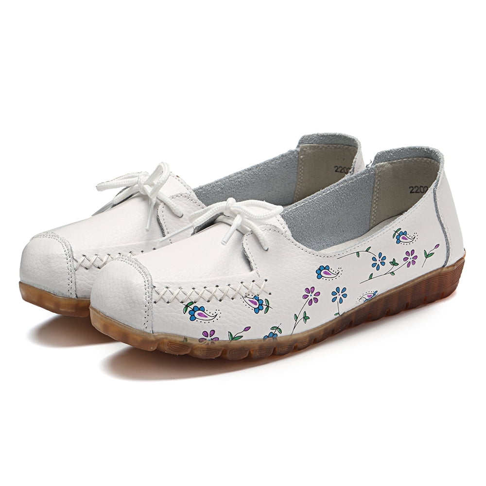 Women Loafers Non-Slip Mother Shoes Women Ballet Flats Shoes Woman Slip-On Shoes