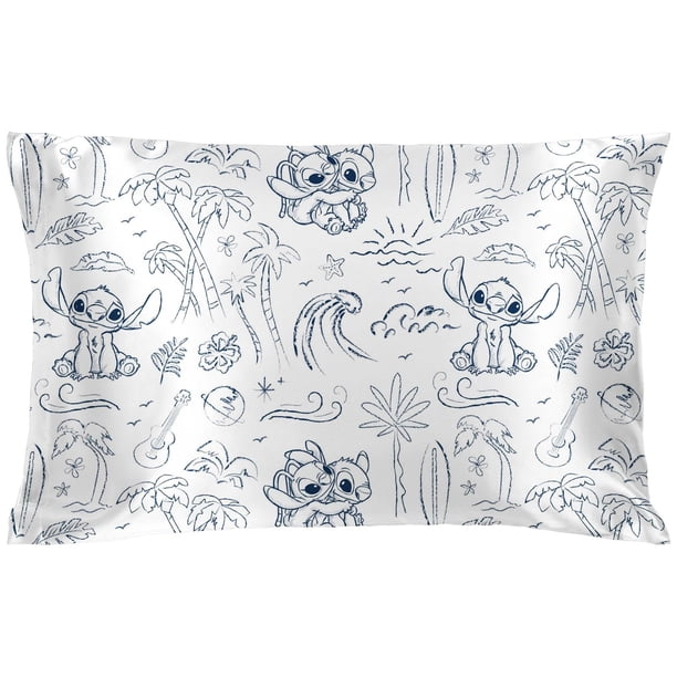 Funda de almohada Jay Franco Lilo and Stitch satinada estándar 50 x 75 cm