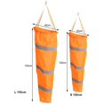 thumbnail image 2 of Fluorescent Orange Directional Windsock Airport Windsock Rip-Stop Outdoor Wind Sock Indicator Measurement Bag with Reflective Belt Nylon(150CM), 2 of 7