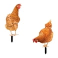thumbnail image 3 of Estaca de Estatua de Animal Zulema 2 Piezas de Pollo Acrílico para Jardín, 3 of 8