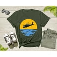 thumbnail image 6 of UH-60 Sea Helicopter Chopper Sikorsky Flying at Sunset T-Shirt Pilot Aviator Aviation Gift T Shirt for Men Women Boys Girls Teens Tshirt, 6 of 8