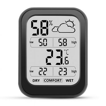 Room Thermometer Hygrometer Indoor, Humidity Gauge, Humidity Sensor Meter, Digital Temperature and Humidity 2 Pack