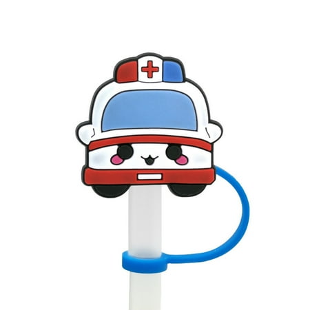 

Cartoon New Straw Cap Stopper Cute Bar Party Decoration Straw Suitable For Multiple Sizes Simply Slender Rainbow Kids Buckets 32oz Mini Split Stand Ground Bowl Cups