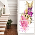 thumbnail image 1 of Lovely Sweet Dog Watercolor - Abstract Canvas Art Print, 1 of 3