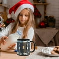 thumbnail image 3 of Sylvtty Funny Black Drum Mug 11oz Retro Ceramic Drum Coffee Cup Drummer Favorite Drinkware Drummer Gift for Men Women Musicians, 3 of 6