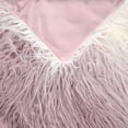thumbnail image 3 of REGALWOVEN Fuzzy Throw Pillow Covers Soft Warm Faux Fur Square Velvet Gradient Decorative Pillowcase Pink 18' x 18', 3 of 6