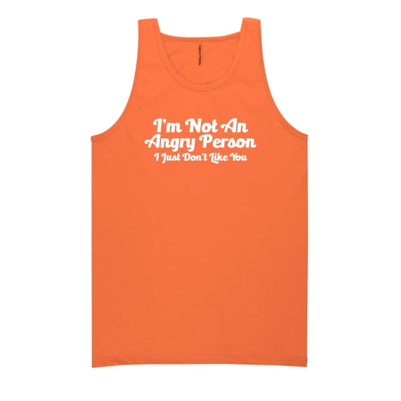 I'm Not An Angry Person Neon Tank Top