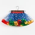 thumbnail image 3 of XAOFW Girl's Skirts Carnival Elastic Waist Bowknot Polka Dot Kids Ballet Tutu Skirt Dance Party Versatile Soft Children Skirts, 3 of 5