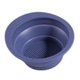 thumbnail image 4 of Cuenco de lavado de brochas de maquillaje de silicona portátil para viajes o uso doméstico profesional Azul Yuyangstore limpiador de cepillos de silicona, 4 of 8