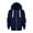 A03-Dark Blue, variant on Xyant Kids Zip Up Hoodie Boys Girls Full Zipper Fleece Hooded Sweatshirt Lightweight Jacket Plain Pullover Sweater Black,7-8 Years
