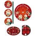 thumbnail image 5 of Christmas Tree Skirt Carpet Floor Mat Outdoor Blanket Xmas Floor Mat Cover Home New Year Decoration, D, 5 of 5